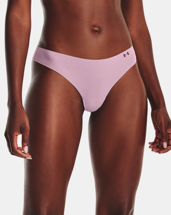 Women's UA Pure Stretch Print Thong 3-Pack Underwear | Under Armour